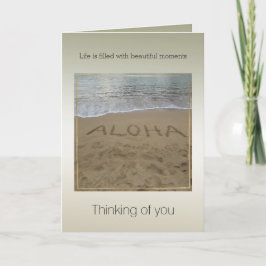 Kauai Hawaii Aloha Beach Beautiful Moments Karte