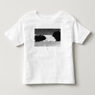 Kauai, Hawaii - Ansicht der Abstreifensande Kleinkind T-shirt