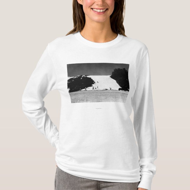 Kauai, Hawaii - Ansicht der Abstreifensande T-Shirt (Vorderseite)