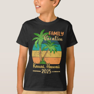 Kauai Hawaii Beach Familienurlaub 2025 Sommer T-Shirt