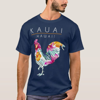 Kauai Hawaii Blume Hibiskus Chicken Lover Souveni T-Shirt
