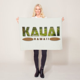 Kauai Hawaii Foto Text ・ Wohngestaltung Fleecedecke