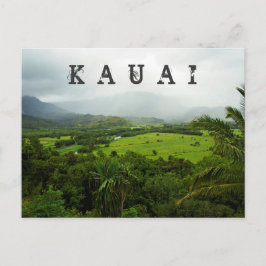 Kauai, Hawaii Landschaftsszene Postkarte
