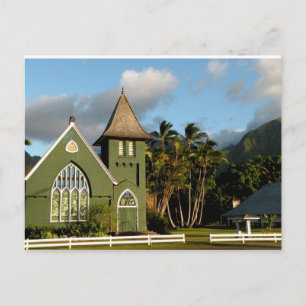 Kauai Hawaii North Shore Kapelle Postkarte
