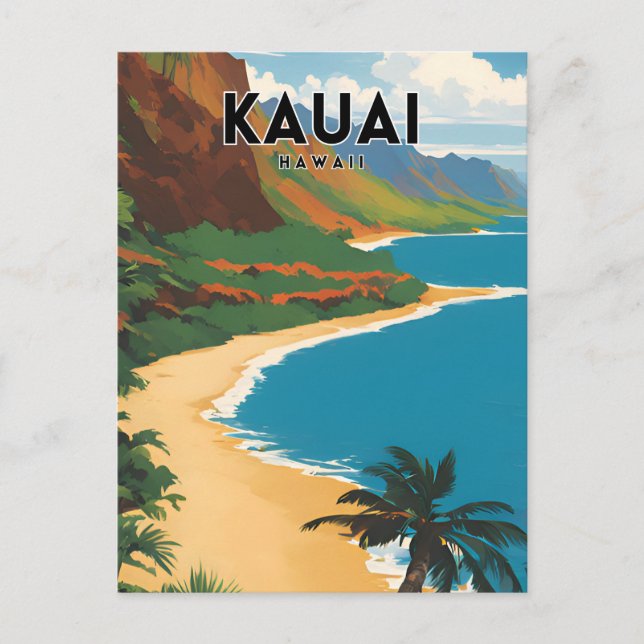 Kauai Hawaii Postkarte (Vorderseite)