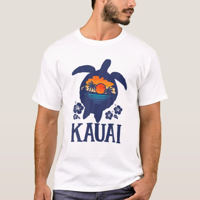 Kauai - Hawaii Sea Turtles Hawaiian Family Vacatio T-Shirt (Vorderseite)