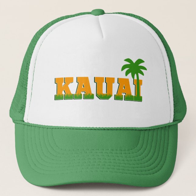 Kauai Hawaii Truckerkappe (Vorderseite)