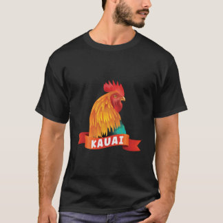 Kauai-Hühner-Hahn-Stil-Garten T-Shirt