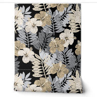 Kauai Jungle Hawaiian Hibiskus und Palms-Neutrals