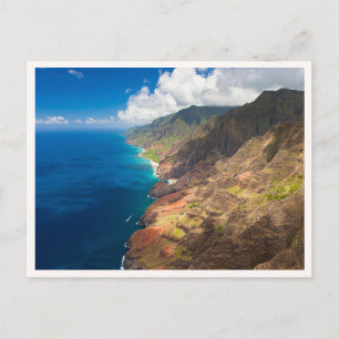 Kauai-Küste Nordküste Hawaii Na Pali Küste Postkarte
