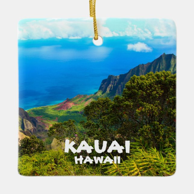 Kauai Landschaftliche Weihnachtsschmuck (Vorderseite)