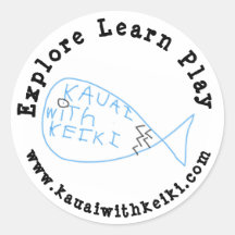Kauai mit Keiki Sticker