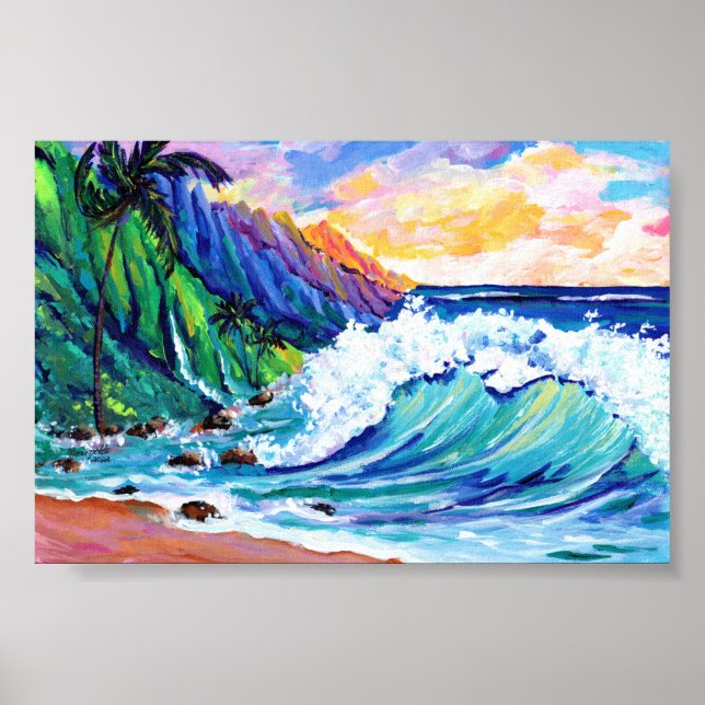 Kauai Na Pali Coast Poster (Vorne)
