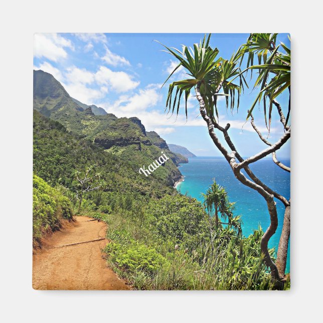 Kauai - Na Pali Küste tropische Landschaft Magnet (Vorne)