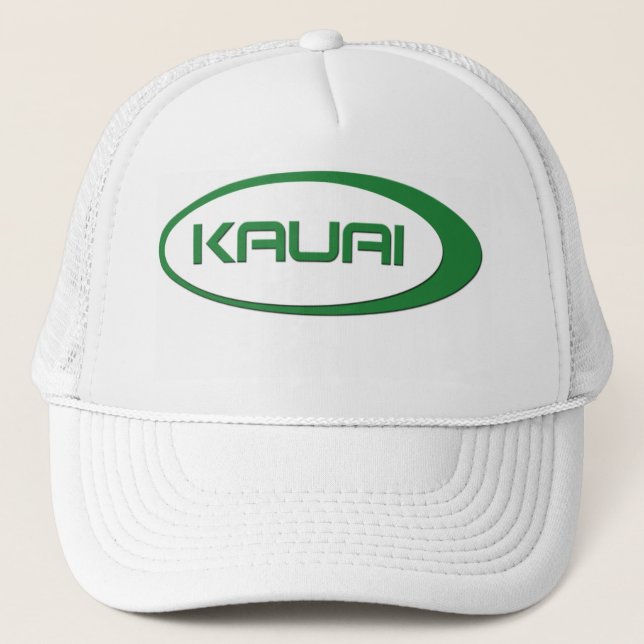 Kauai-Oval-Hut Truckerkappe (Vorderseite)