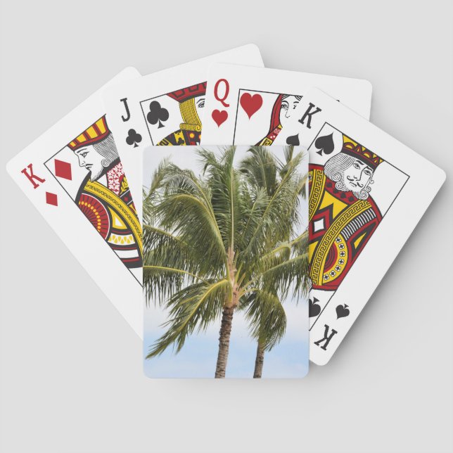 Kauai Palm Spielkarten (Rückseite)