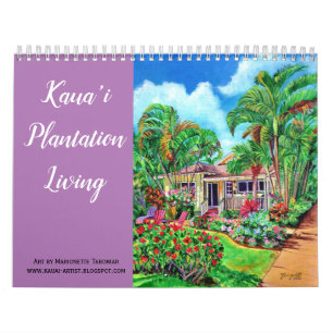 Kauai Plantation Living Cottages Calendrier