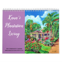 Kauai Plantation Living Hütten Calendar
