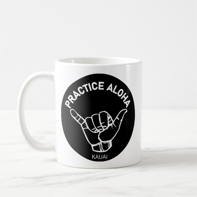 Kauai - Praxis Aloha Shaka (Hang locker) Kaffeetasse (Links)