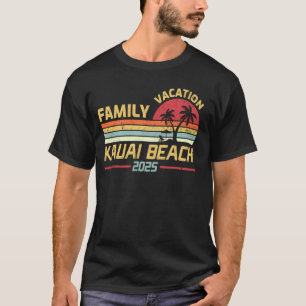 Kauai Strand Hawaii Familienurlaub 2025 Passend S T-Shirt