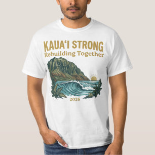 Kauai Strong Hurrikan Lowell 2026 Wiederaufbau Tog T-Shirt