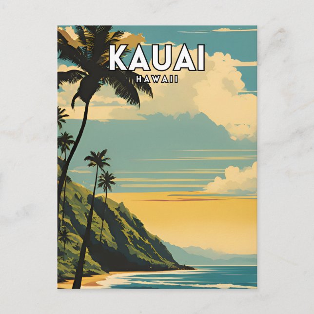 Kauai Travel Postkarte (Vorderseite)
