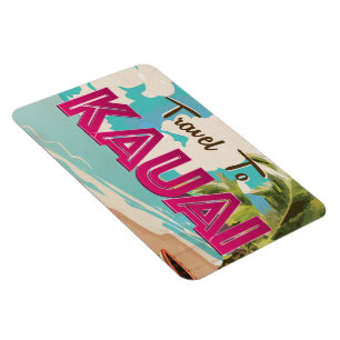 Kauai Vintages Urlaubspenster Magnet