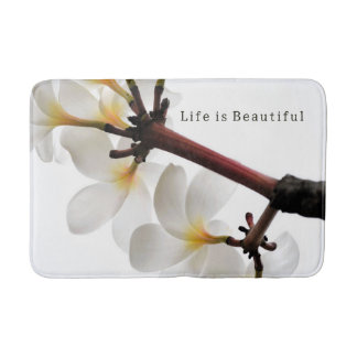 Kauai White Plumeria Flowers (photo taken by me) Badematte