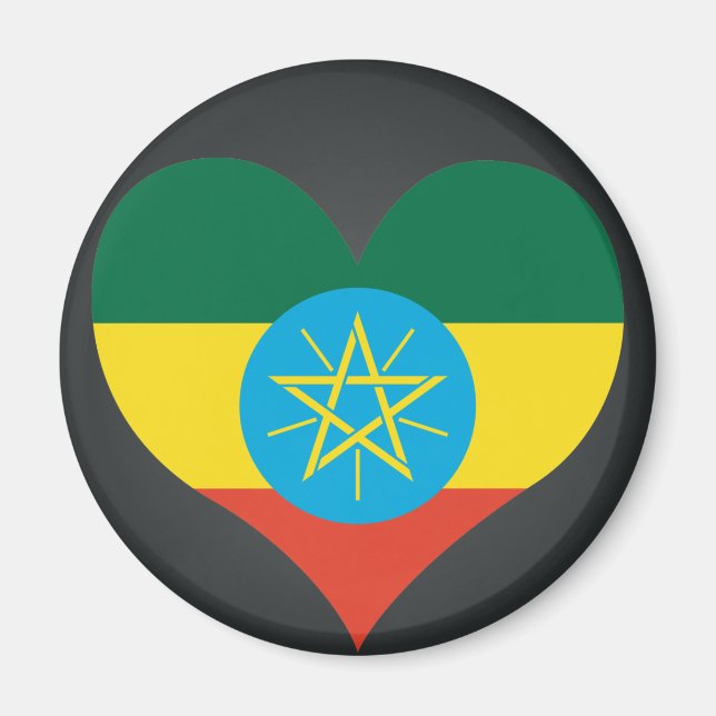 Kauf der äthiopischen Flagge Magnet (Vorne)