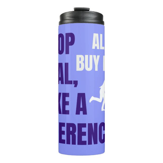 Kaufangebot für lokale Unternehmen Thermosbecher (Vorderseite)