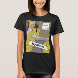 Kaufe Bitcoin Meme   Lustiges Krypto-Cartoon Art T T-Shirt