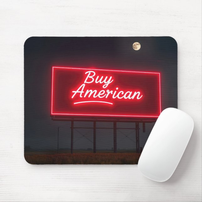 Kaufen American Red Neon Billboard Mousepad (Mit Mouse)