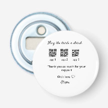 kaufen Braut ein Getränk Scan QR Code danke IhnenE