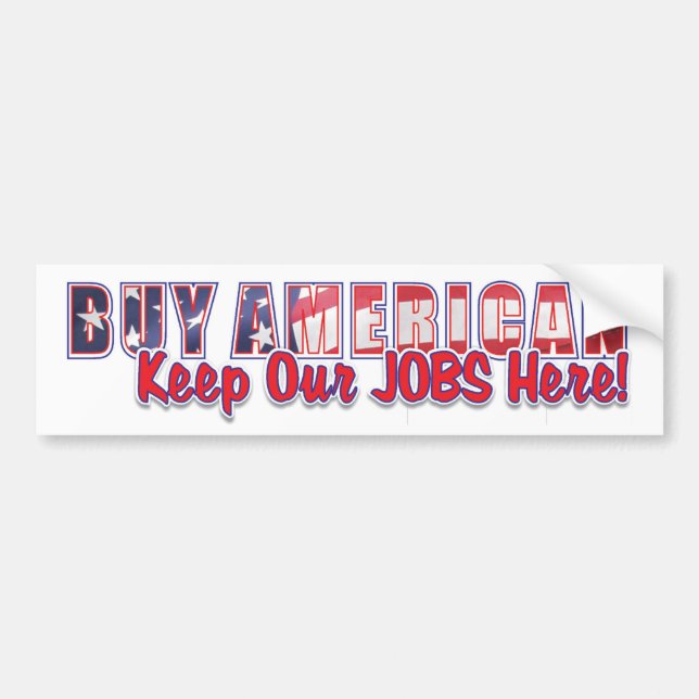 kaufen Sie Amerikaner 1 Autoaufkleber (Vorne)