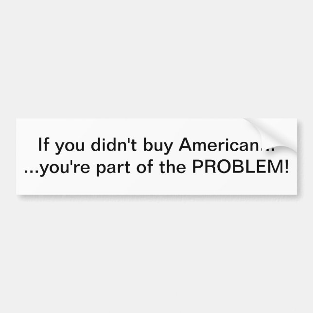 Kaufen Sie Amerikaner Autoaufkleber (Vorne)