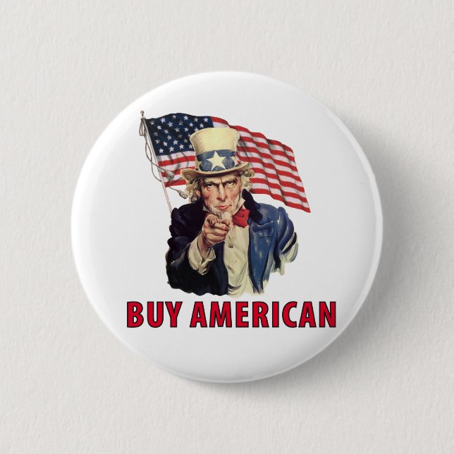 Kaufen Sie Amerikaner Button (Vorderseite)