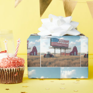 Kaufen Sie amerikanische Reklametafeln mit rotem T Geschenkpapier