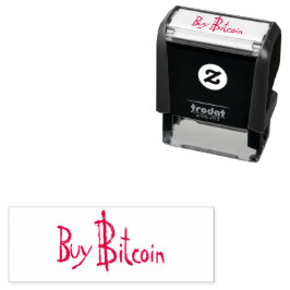 Kaufen Sie Bitcoin in der Original Schriftart-Selb Permastempel