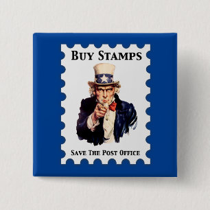 Kaufen Sie Briefmarke Rett der Post Button