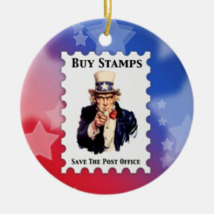 Kaufen Sie Briefmarke Rett der Post Keramik Ornament