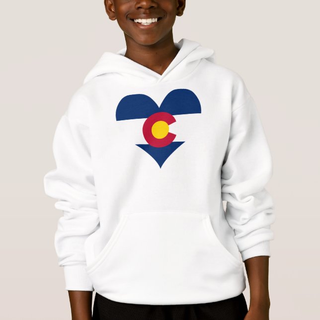 Kaufen Sie Colorado-Flagge Hoodie (Vorderseite)