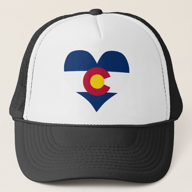 Kaufen Sie Colorado-Flagge Truckerkappe (Vorderseite)