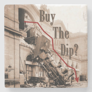 Kaufen Sie den Dip Stock Market Spaß Steinuntersetzer