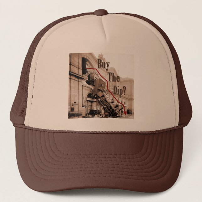 Kaufen Sie den Dip Stock Market Spaß Truckerkappe (Vorderseite)