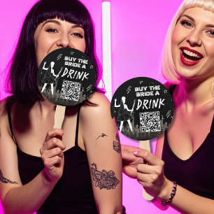 Kaufen Sie die Braut ein Getränk Letzte Tour Punk  Fächer