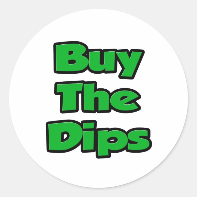 Kaufen Sie die Dips Runder Aufkleber (Vorderseite)