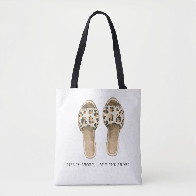 Kaufen Sie die Schuhe | Aquarellfarben-Illustratio Tasche (Vorderseite)