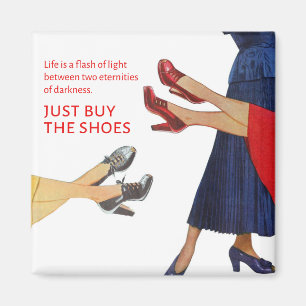 Kaufen Sie die Shoes Vintage Werbung Magnet