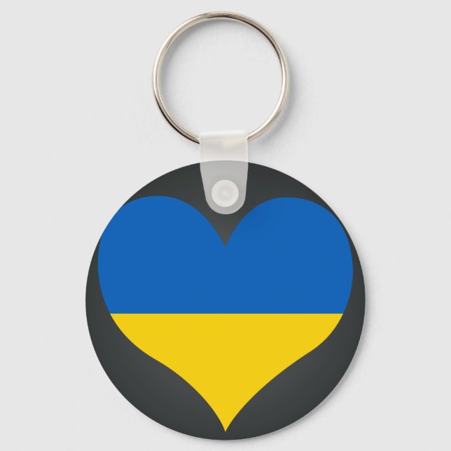 Kaufen Sie die Ukraine-Flagge Schlüsselanhänger (Vorderseite)