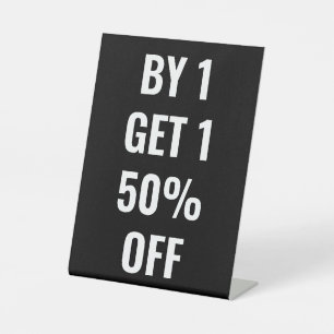 KAUFEN SIE EINE 50% AUS SOCKELSCHILD